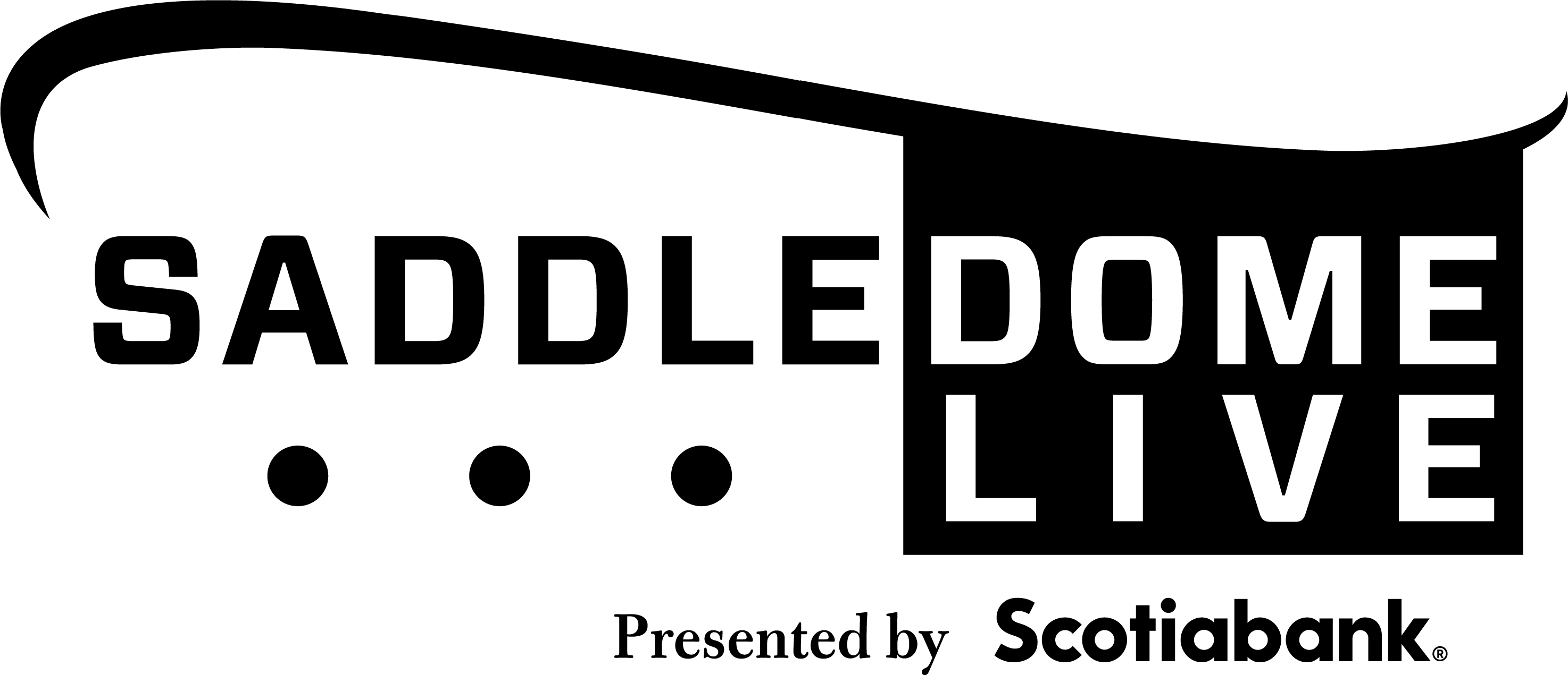 SADDLEDOME_LIVE_presentedby_Scotiabank_LOGO_Updated-black Saddledome Live logo in black