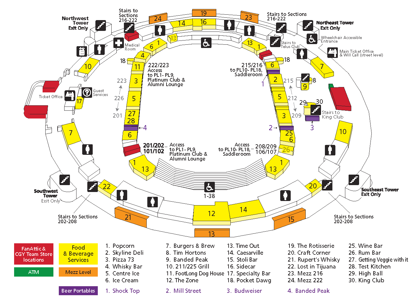 Scotiabank_Saddledome_Map_Special_Page_1 A map of the Scotiabank Saddledome concourse vendors and what sections they are in