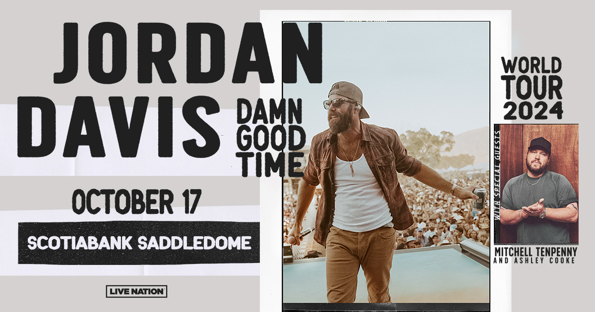 Jordan Davis - The Damn Good Time World Tour 2024