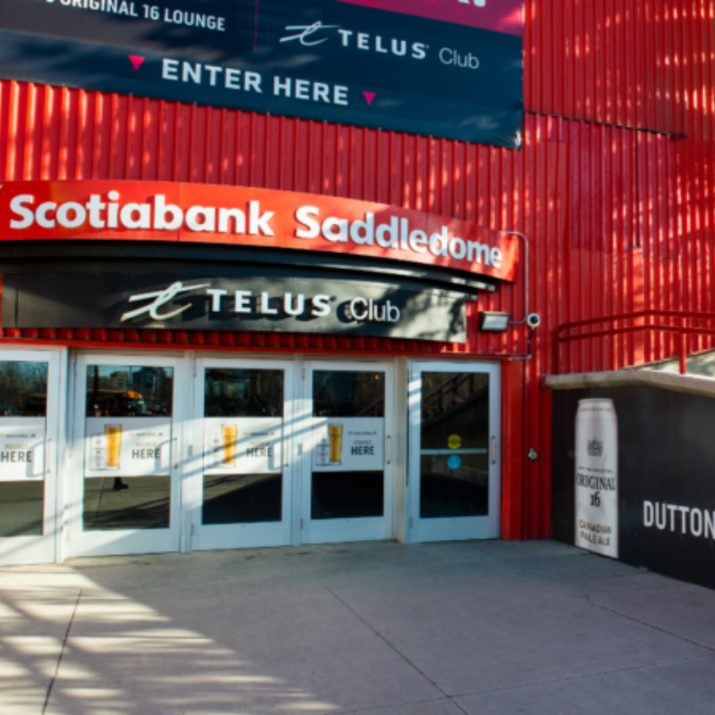 Picture of the West Telus Club entrance.