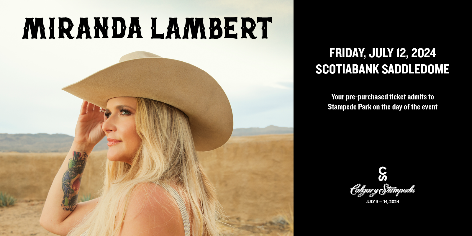 Stampede Entertainment Presents: Miranda Lambert