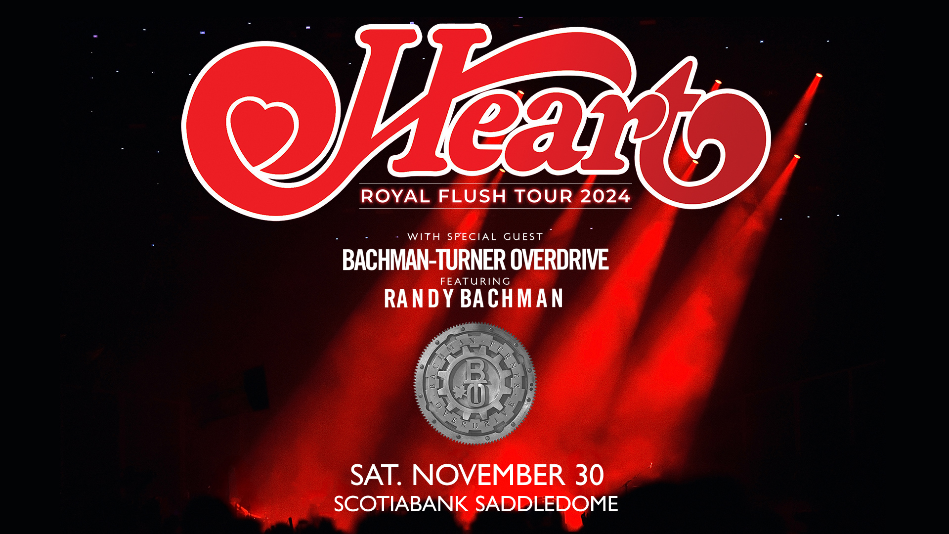 Scotiabank Saddledome Heart Royal Flush Tour