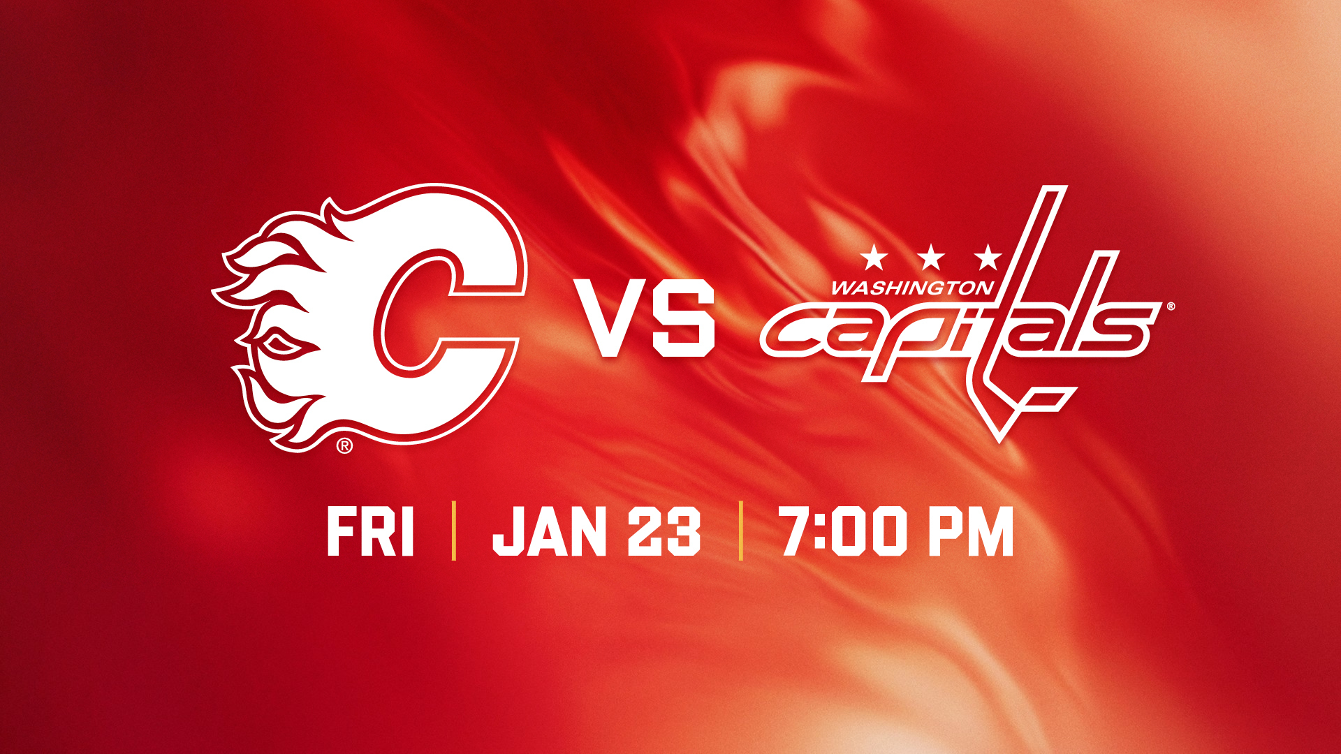 Scotiabank Saddledome - Calgary Flames vs Washington Capitals, image size:1920x1080